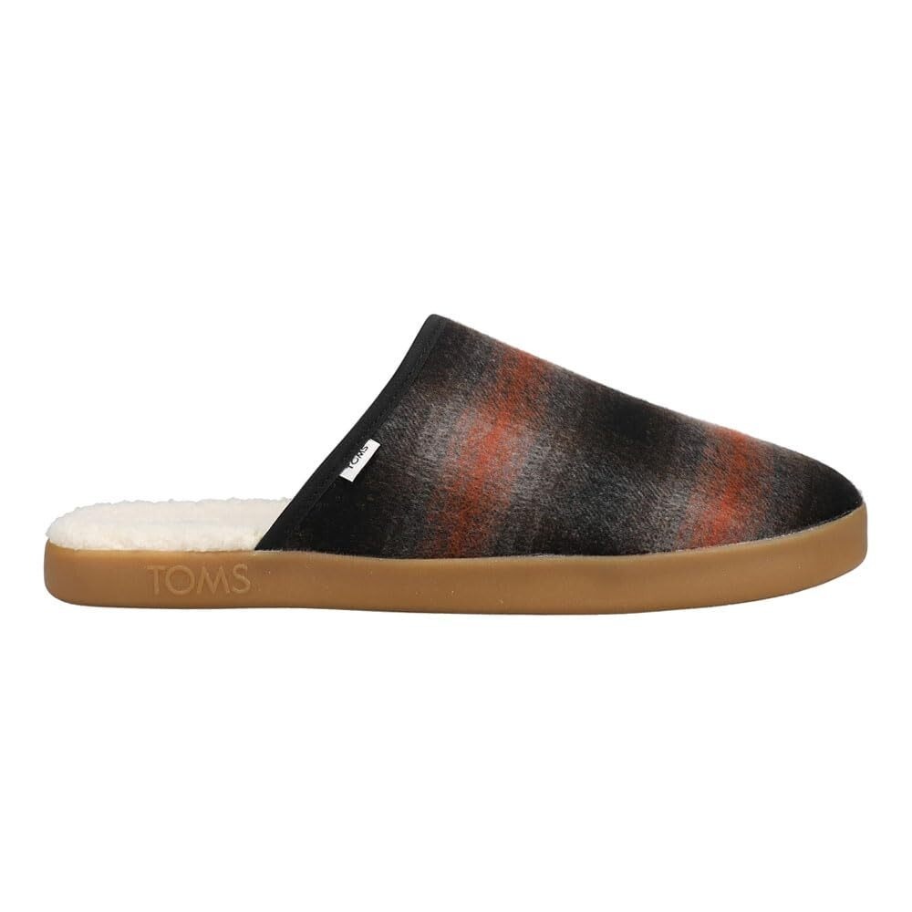 TOMS Harbor Slipper, Red Abstract Men's 9